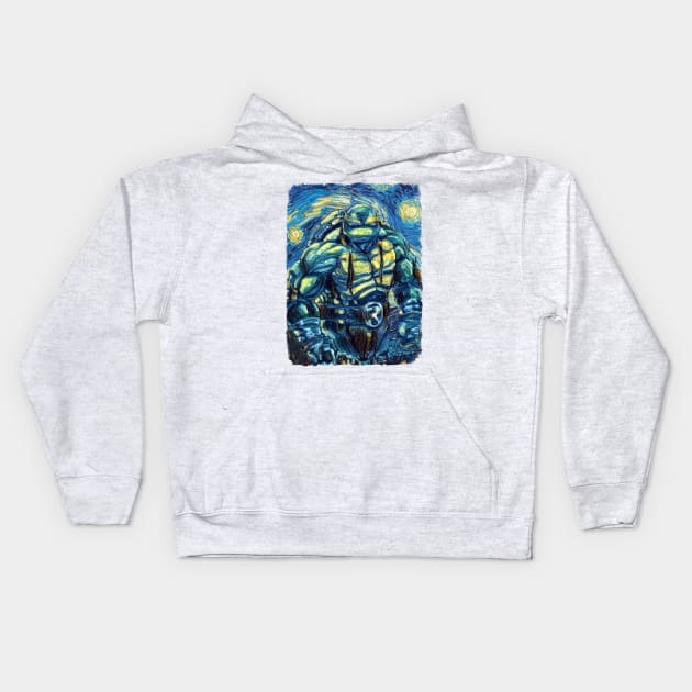 Raphael Van Gogh Style Kids Hoodie by todos